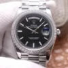 Rolex Day Date M228349RBR-0002 EW Factory Black Dial