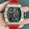 Richard Mille RM011 KV Factory Red Rubber Strap